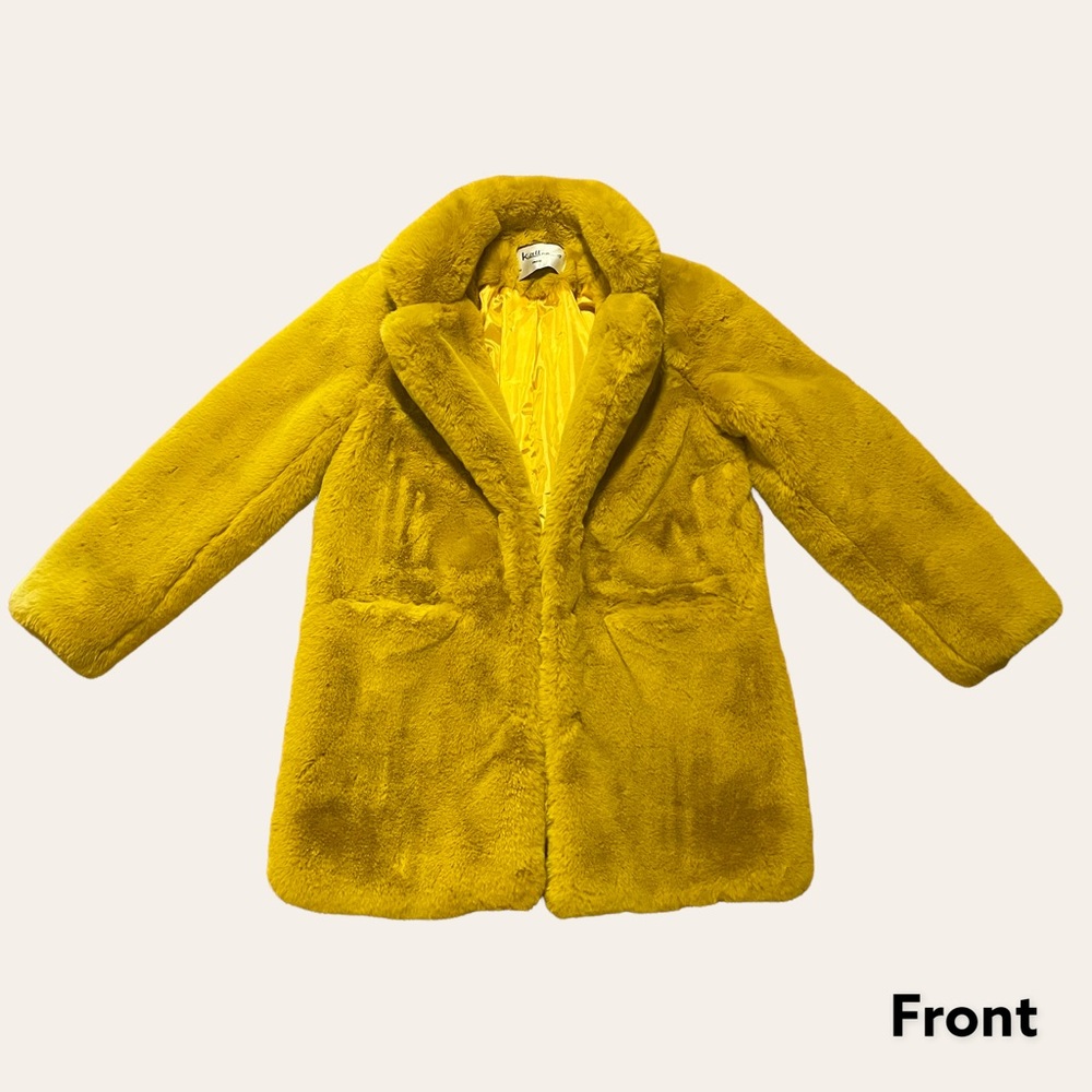 Nasty Gal K Zell Surfin Bird Faux Fur Coat
